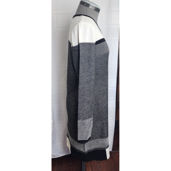 Ivanka Trump sweater dress Women's Size X Large Black And White - Picture 2 of 7